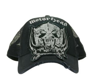 Motörhead Trucker-Cap Baseball-Cap Baumwoll-Cap mit Netzeinsatz Fan-Artikel TC110380MTR Schwarz/Weiß