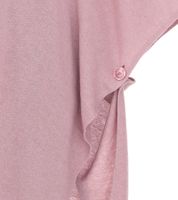 Poncho de cachemira ZWILLINGSHERZ para mujer, túnica tipo capa con mangas de alta calidad, 8029P rosa antiguo