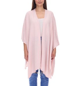 Poncho de cachemira ZWILLINGSHERZ para mujer, túnica tipo capa con mangas de alta calidad, 8029POO rosa Poncho de cachemira ZWILLINGSHERZ para mujer, túnica tipo capa con mangas de alta calidad, 8029POO rosa