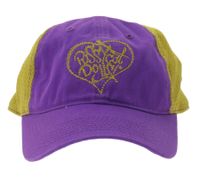 Gorra de béisbol unisex Pussycat Dolls Trucker con inserto de malla transpirable, de algodón, TC110470PCD, morada/dorada
