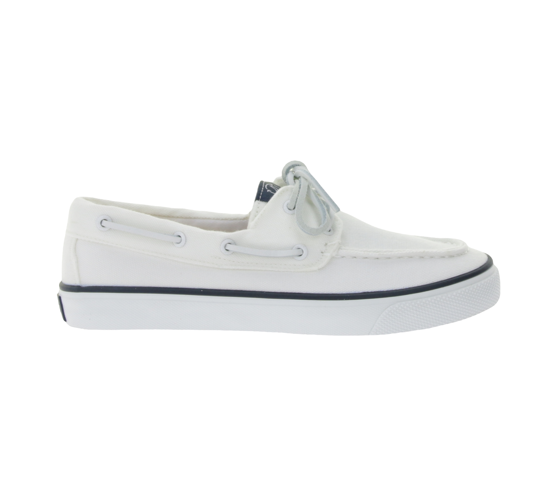 Sperry Bahama 2.0 Plat Mocassino Donna - Tomaia In Cotone Riciclato Con Stampa Pied De Poule, Plantare Memory Foam