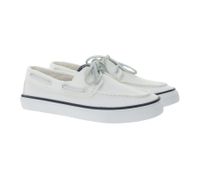 SPERRY Bahama 2.0 Canvas Boots-Schuhe nachhaltige Damen Freizeit-Schuhe mit Memory-Schaum Sohle STS88709 Weiß