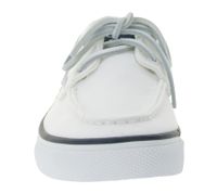 SPERRY Bahama 2.0 Canvas Boots-Schuhe nachhaltige Damen Freizeit-Schuhe mit Memory-Schaum Sohle STS88709 Weiß