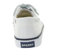 SPERRY Bahama 2.0 Canvas Boots-Schuhe nachhaltige Damen Freizeit-Schuhe mit Memory-Schaum Sohle STS88709 Weiß