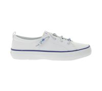 SPERRY Crest Vibe Canvas, Sneakers Casual da Donna, Scarpe Sostenibili per Tutti i Giorni, Slip-On, STS88472 Bianco/Blu
