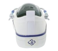 SPERRY Crest Vibe Canvas, Sneakers Casual da Donna, Scarpe Sostenibili per Tutti i Giorni, Slip-On, STS88472 Bianco/Blu