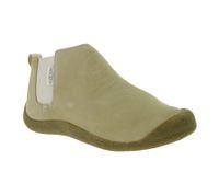KEEN Mosey Chelsea Damen Stiefelette Echtleder Schlupf-Schuhe mit Wechselfußbett in Braun oder Beige