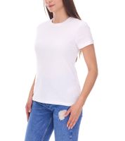 Lot de 2 t-shirts PUMA Blank Base pour femme, en coton durable, de sport et de fitness, 678258, noir ou blanc