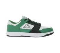 Baskets Kappa Logo Rernal 2 pour homme, chaussures décontractées, à lacets, d'entraînement, 341X2DW, noir/rouge/blanc ou blanc/vert