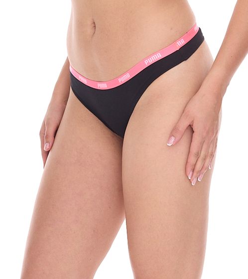 Produktbild von 6er Pack Damen Taillen Slips Slip Uni Schwarz 95% Baumwolle Mit 5