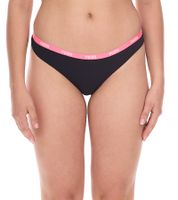 Pack de 6 tangas PUMA para mujer, conjunto de ropa interior, calzoncillos de algodón, 701224757 001 Negro