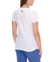 Lot de 4 t-shirts PUMA pour femme, coton durable, sport simple, fitness, 678257 01 Blanc