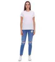Lot de 4 t-shirts PUMA pour femme, coton durable, sport simple, fitness, 678257 01 Blanc