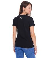 Lot de 4 t-shirts PUMA Blank Base pour femme, en coton durable, de sport et de fitness, 678258, noir ou blanc