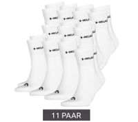 33 paia di calzini HEAD All Sports da uomo e da donna, calzini da allenamento, calzini sportivi 701236921 in nero, blu, grigio e bianco