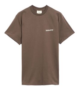 T-shirt homme Foret, en coton durable, manches courtes tendance, F4093 Marron