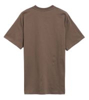 T-shirt homme Foret, en coton durable, manches courtes tendance, F4093 Marron