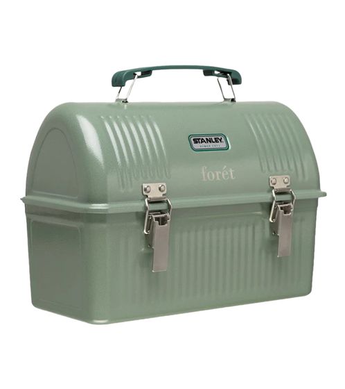 foret x STANLEY Retro-Look Lunch Box, Stylish Lunch Box, 9.5L Sage Green