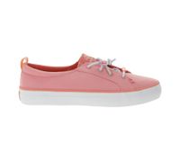 Baskets décontractées SPERRY Crest Vibe en toile pour femme, chaussures durables au quotidien, à enfiler, STS884, rose flamant rose ou blanc