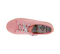 Baskets décontractées SPERRY Crest Vibe en toile pour femme, chaussures durables au quotidien, à enfiler, STS884, rose flamant rose ou blanc