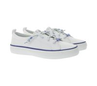 Baskets décontractées SPERRY Crest Vibe en toile pour femme, chaussures durables au quotidien, à enfiler, STS884, rose flamant rose ou blanc