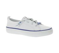Baskets décontractées SPERRY Crest Vibe en toile pour femme, chaussures durables au quotidien, à enfiler, STS884, rose flamant rose ou blanc