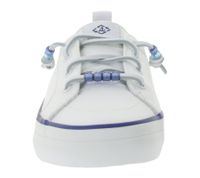 Baskets décontractées SPERRY Crest Vibe en toile pour femme, chaussures durables au quotidien, à enfiler, STS884, rose flamant rose ou blanc