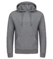 Herren Hoodie Kapuzen-Pullover Basic-Pullover moderner Baumwoll-Pullover Sweater Große Größen Grau