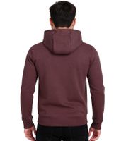 Sudadera con capucha para hombre, suéter con capucha, suéter básico, suéter moderno de algodón, rojo vino