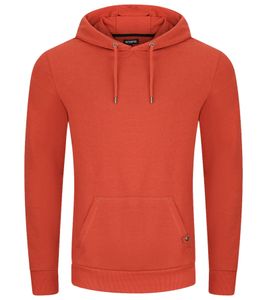 Herren Hoodie Kapuzen-Pullover Basic-Pullover moderner Baumwoll-Pullover Sweater Große Größen Rot