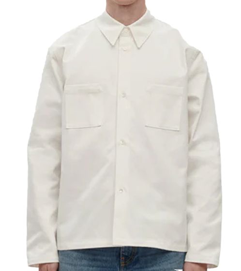 BERNER KÜHL Herren Langarm-Hemd Business-Shirt mit Brusttaschen Freizeit-Shirt 3-74S26 002 Weiß