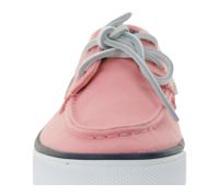 Chaussures bateau SPERRY Bahama 2.0 en toile : Chaussures décontractées durables pour femme avec semelle en mousse à mémoire de forme, disponibles en bleu marine, blanc, rose ou vert citron