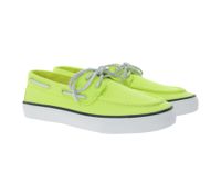 Chaussures bateau SPERRY Bahama 2.0 en toile : Chaussures décontractées durables pour femme avec semelle en mousse à mémoire de forme, disponibles en bleu marine, blanc, rose ou vert citron