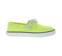 Chaussures bateau SPERRY Bahama 2.0 en toile : Chaussures décontractées durables pour femme avec semelle en mousse à mémoire de forme, disponibles en bleu marine, blanc, rose ou vert citron