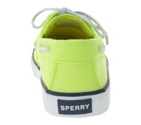 Chaussures bateau SPERRY Bahama 2.0 en toile : Chaussures décontractées durables pour femme avec semelle en mousse à mémoire de forme, disponibles en bleu marine, blanc, rose ou vert citron