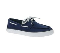 Chaussures bateau SPERRY Bahama 2.0 en toile : Chaussures décontractées durables pour femme avec semelle en mousse à mémoire de forme, disponibles en bleu marine, blanc, rose ou vert citron