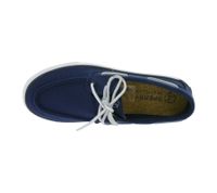 Chaussures bateau SPERRY Bahama 2.0 en toile : Chaussures décontractées durables pour femme avec semelle en mousse à mémoire de forme, disponibles en bleu marine, blanc, rose ou vert citron