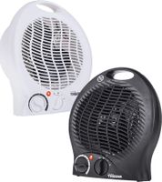 TRiSTAR Fan Heater/Cooler with Adjustable Power Levels, Electric Heater, 1,000-2,000 W, White or Black