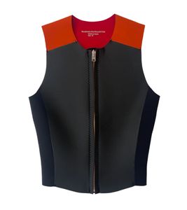 Stockholm (Surfboard) Club Men's 2mm Black/Orange Zip-Through Wetsuit