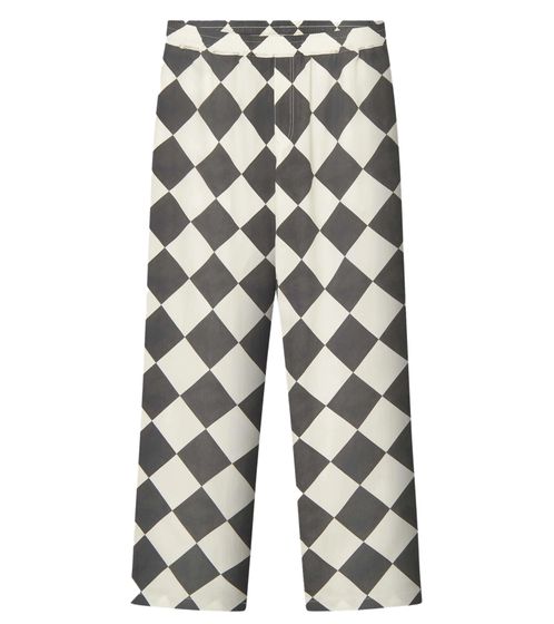 Nikben Men's Chill Pants with Multicolored Graphic Pattern 6126 Black/White