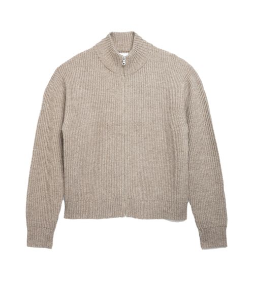 BERNER KÜHL Herren Strick-Jacke modische Woll-Jacke Troyer-Jacke Herbst-Jacke Beige