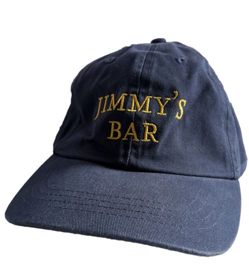 NO ROOMS Jimmy's Bar Vintage Cap Stylische Baseball-Cap Baumwoll-Cap Dunkelblau