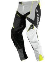 Pantalón SCOTT 450 para hombre, ropa de motocross con zona de rodillas extendida 240920 1019 Negro/Gris/Blanco
