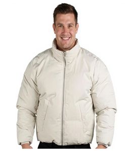 Berner Kühl Herren Puffer-Jacke Winter-Jacke mit Stehkragen Outdoor-Jacke Hell-Grau