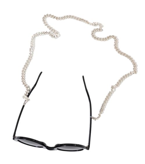ina.seifart Unisex Brillen-Kette stylische Panzerkette Schmuck Handgefertigt in Berlin Silber
