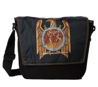 Sac bandoulière SLAYER Trash Metal, sacoche, sacoche pour ordinateur portable, accessoire fan, 42 x 36 x 6 cm, MB106926SLA, noir