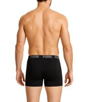 Lot de 2 boxers PUMA Everyday Basic en coton pour homme 521015001 Bleu ou Noir/Gris