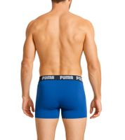 Lot de 2 boxers PUMA Everyday Basic en coton pour homme 521015001 Bleu ou Noir/Gris