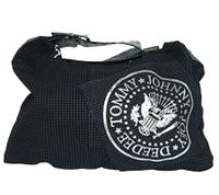 Sac à bandoulière RAMONES Punk Rock Band pour femme avec large bandoulière LM108440RAMO Noir/Gris