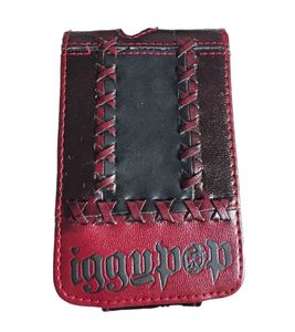 Custodia per lettore MP3 Iggy Pop con chiusura in velcro per lettori iPod, 11 x 7 x 1,5 cm, protezione MP3, accessorio per ventola, nero/rosso Custodia per lettore MP3 Iggy Pop con chiusura in velcro per lettori iPod, 11 x 7 x 1,5 cm, protezione MP3, accessorio per ventola, nero/rosso